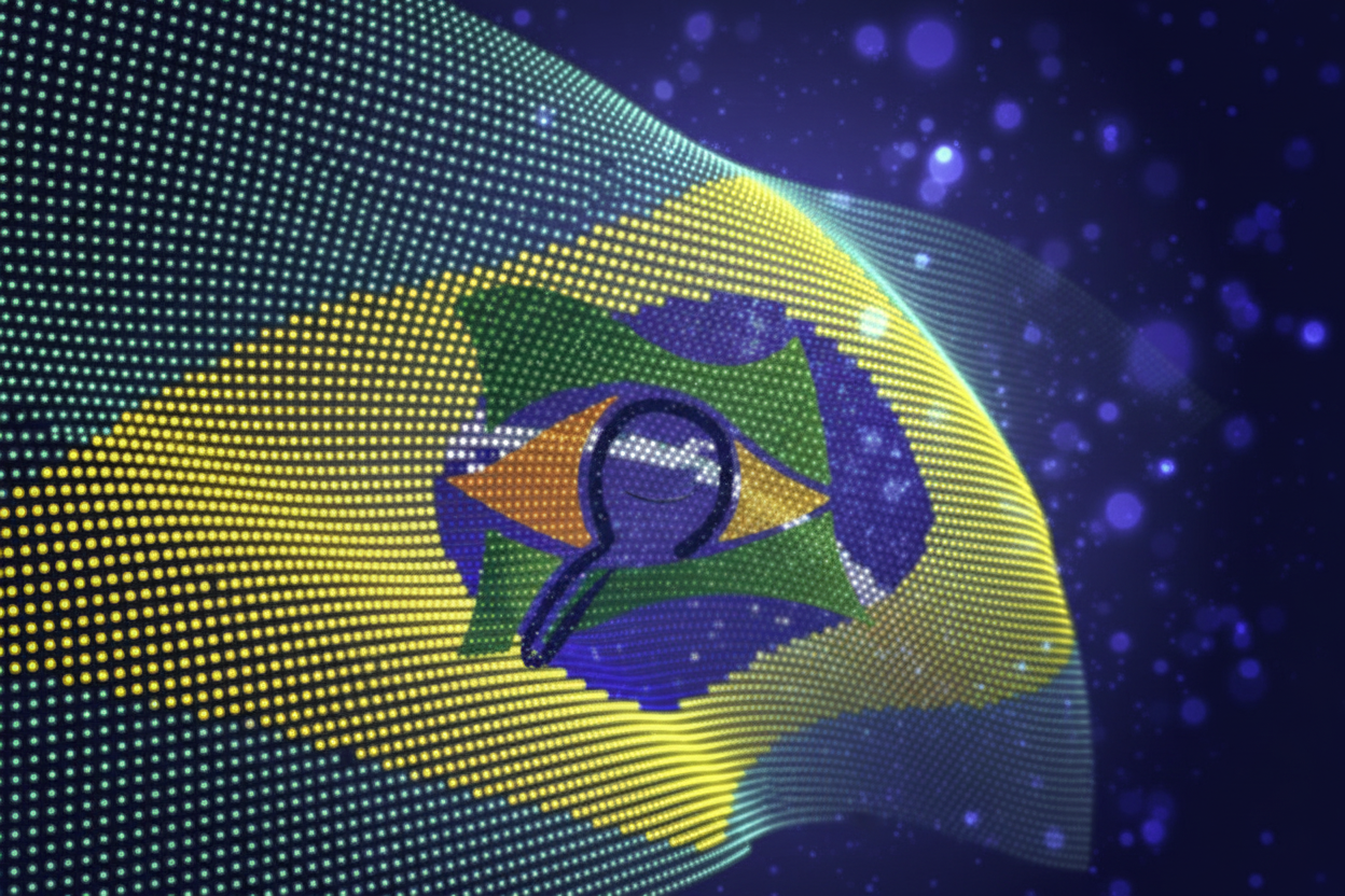 Bandeira Brasil com Logomarca Oferta Nacional