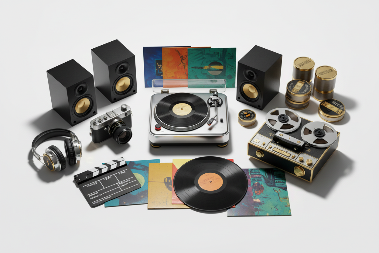 Vinyl Banners + Electronics + Cinematography