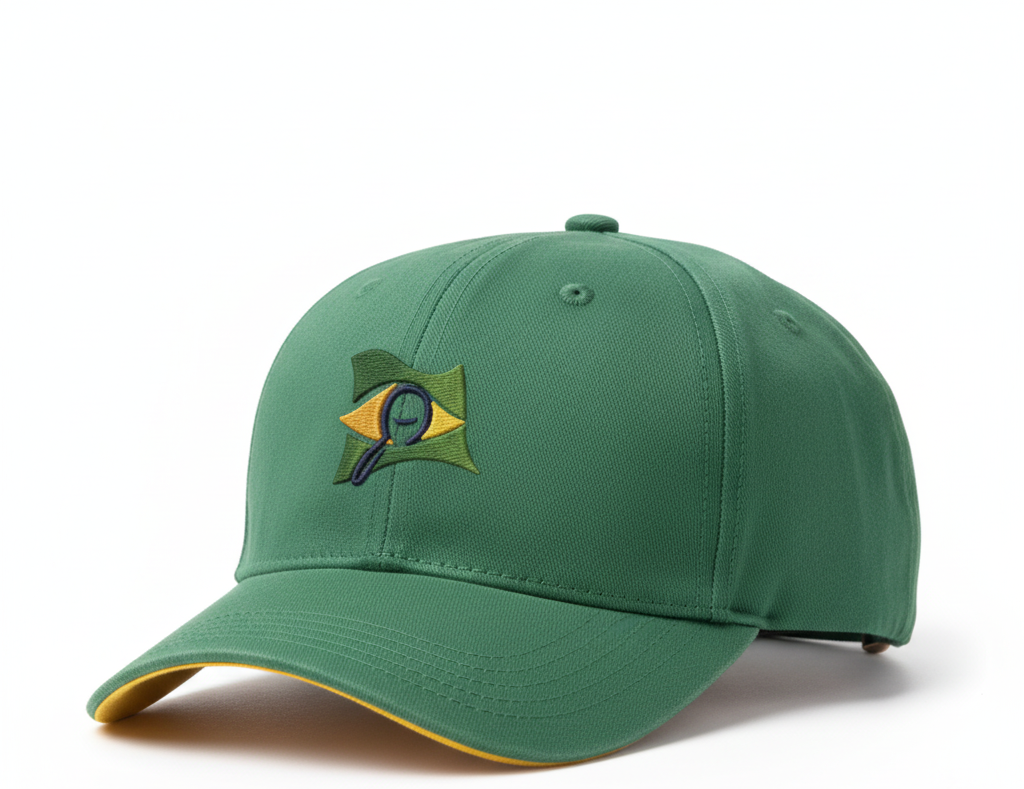 Bone Oferta Nacional Original Verde Bordado