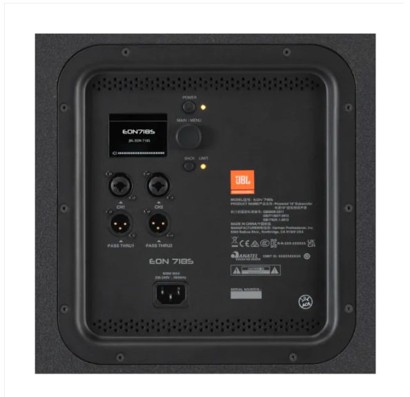 JBL EON718S Active Subwoofer Speaker (Dual Voltage)